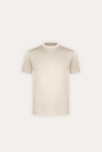 Stiligt herr T-shirt i merceriserad bomull – Dario