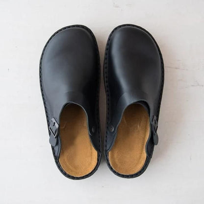 Höstliga lyxiga skinnslippers för män – Elias