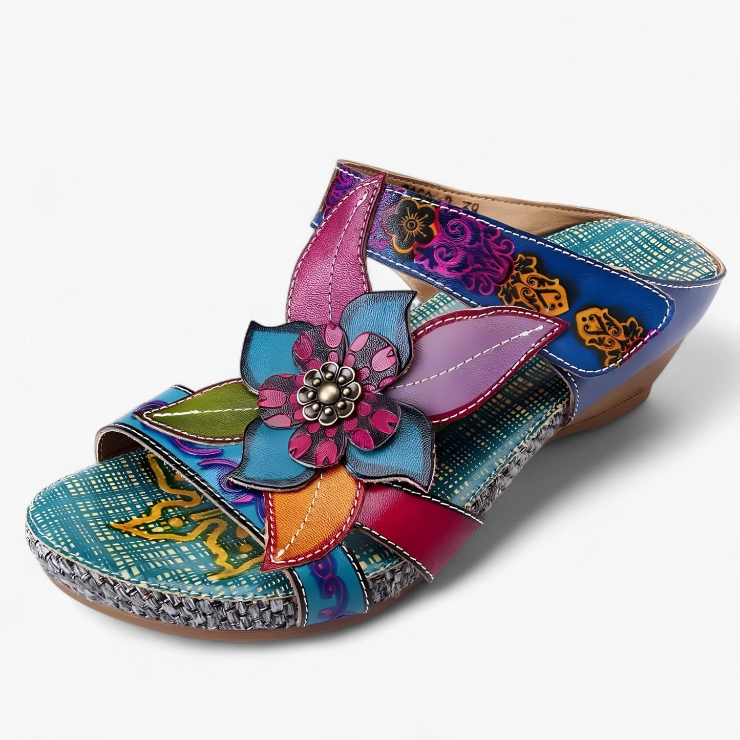 Boho-sandaler för damer med flätade remmar – BohoStep Dolly