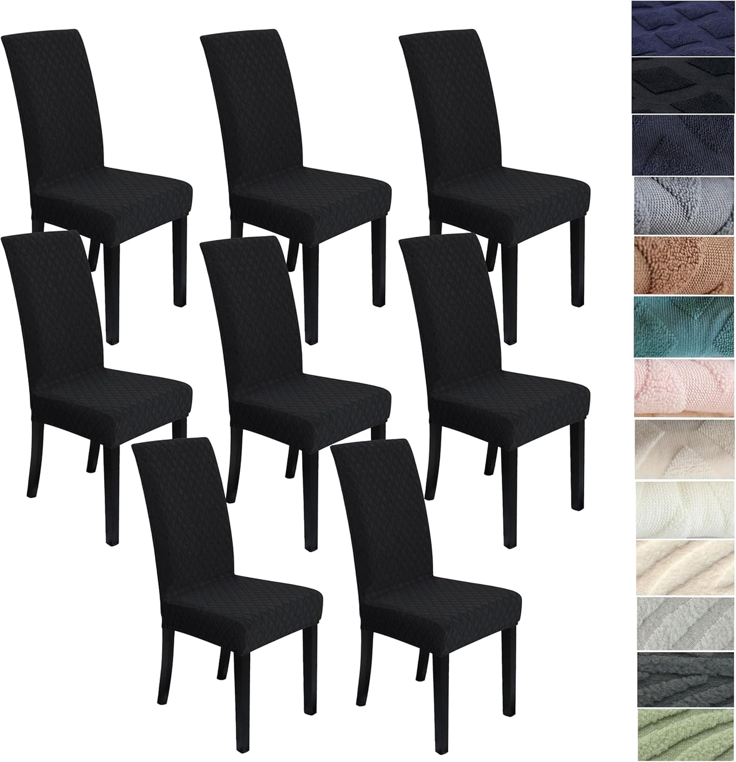 Stretch-set med överdrag till matsalsstolar – ChairGuard