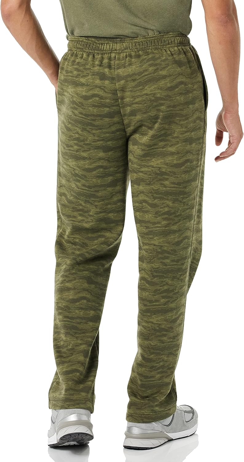 Grüne Camouflage-Jogginghose für Herren, bequem, elastischer Bund, Freizeitmode.