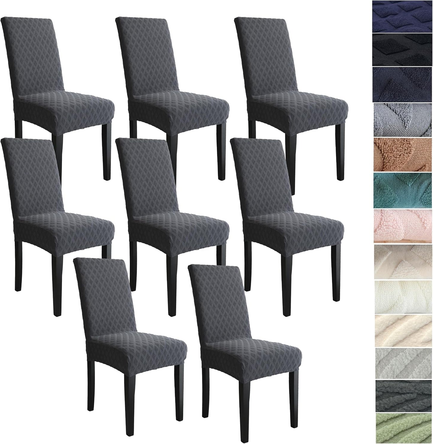 Stretch-set med överdrag till matsalsstolar – ChairGuard