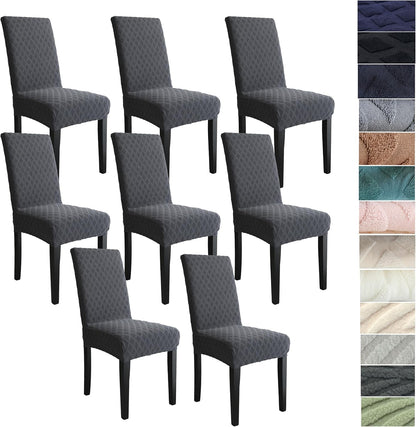 Stretch-set med överdrag till matsalsstolar – ChairGuard