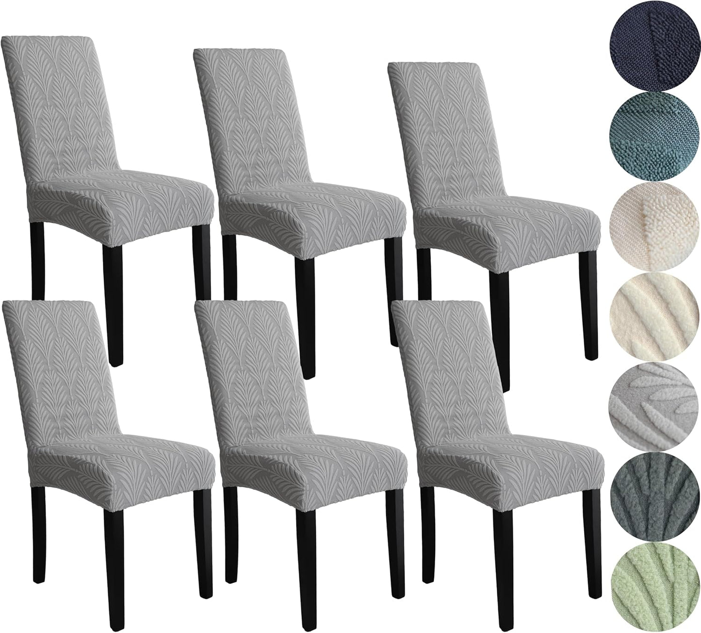 Stretch-set med överdrag till matsalsstolar – ChairGuard