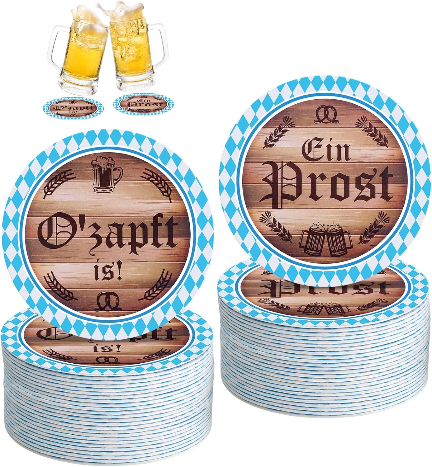 Ölunderlägg i 48-pack – ProstZeit Oktoberfest 2026