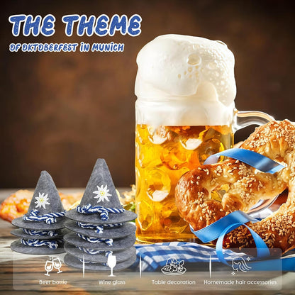 Mini-traditionella filthattar i 12-pack – EdelweißMini Oktoberfest 2026