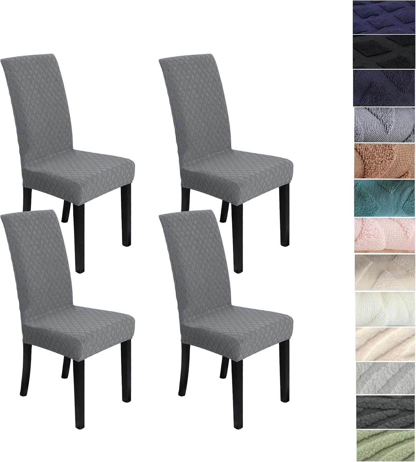 Stretch-set med överdrag till matsalsstolar – ChairGuard