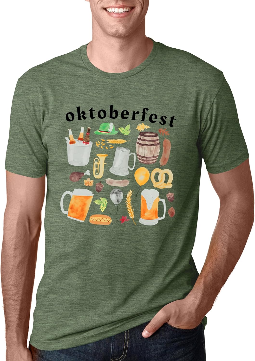 Herr T-shirt med tryck – Markus Oktoberfest 2026