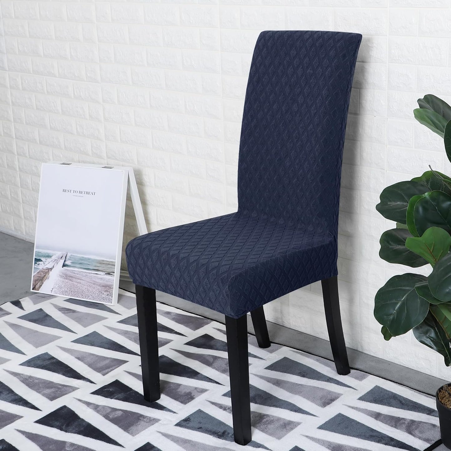 Stretch-set med överdrag till matsalsstolar – ChairGuard
