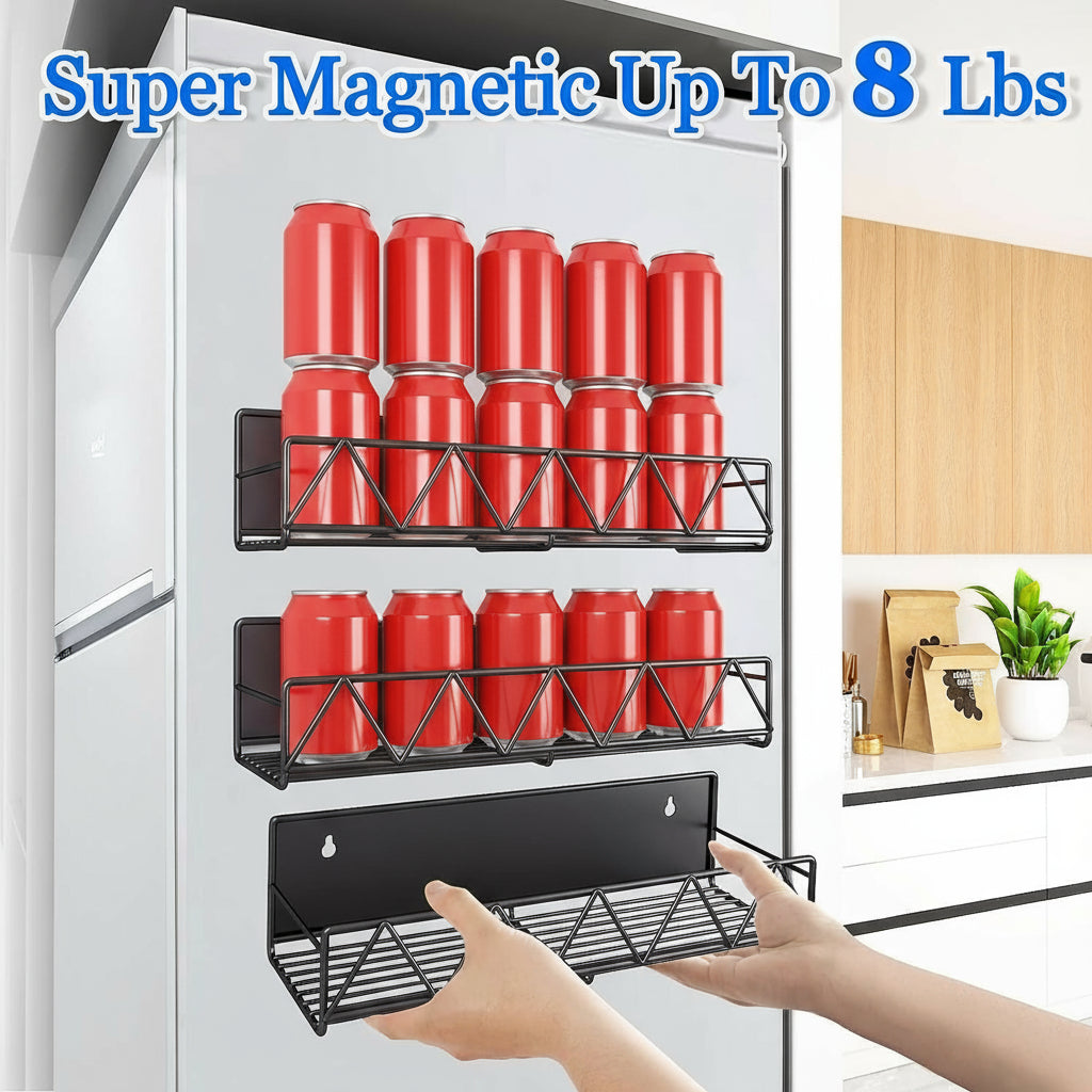 Set med borrfria magnetiska kryddhyllor – Vespera