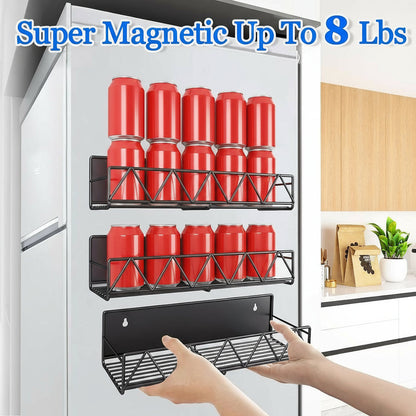 Set med borrfria magnetiska kryddhyllor – Vespera