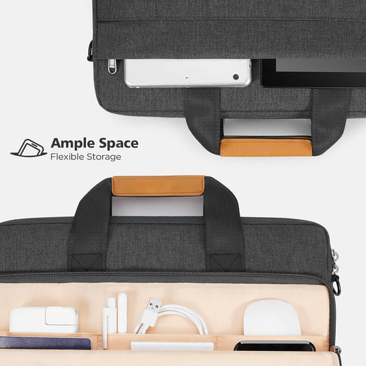 Vattentät laptopväska med 360° skyddsvaddering
