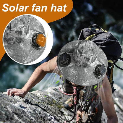 Solar-Fan-kylhatt med UV-skydd – Solvoro