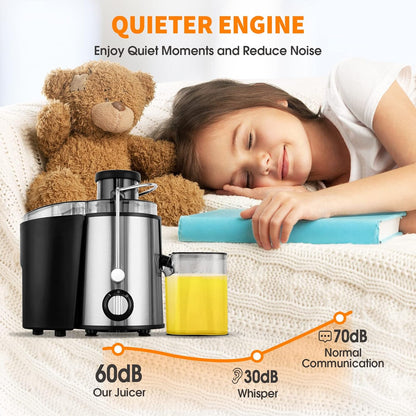 Kallpressad juicepress med 3 hastigheter – JuicePro