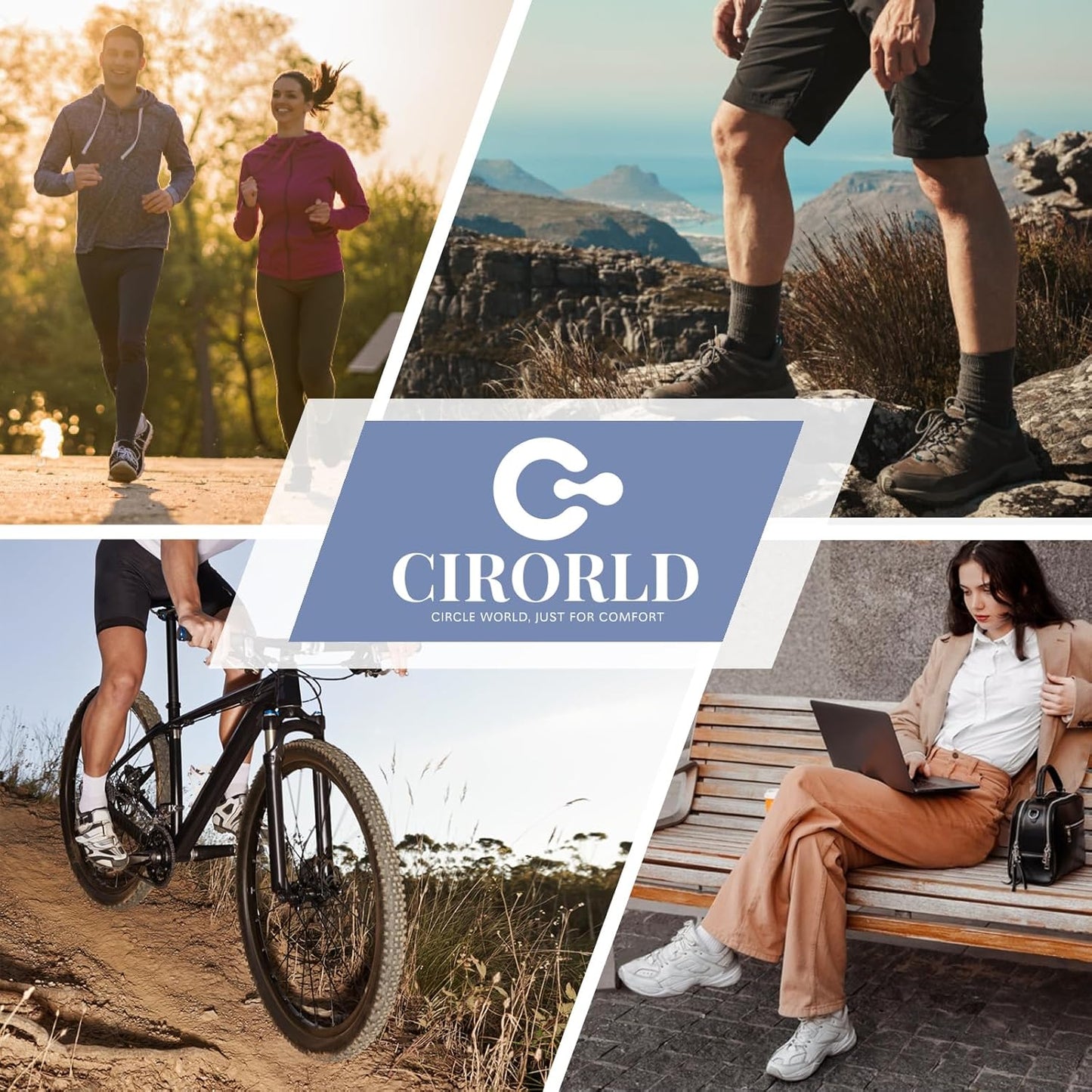 Unisex sportstrumpor i bomull (6 par) – Robin