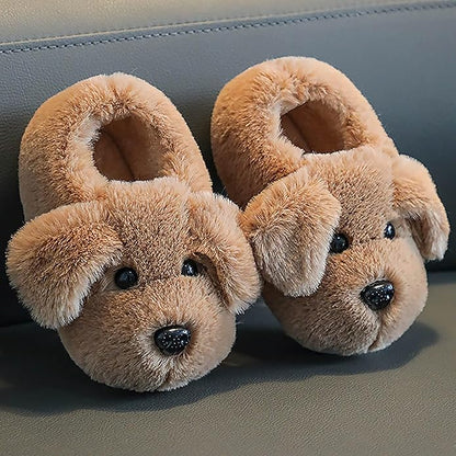 Barntofflor med valpdesign – PuppyPaws
