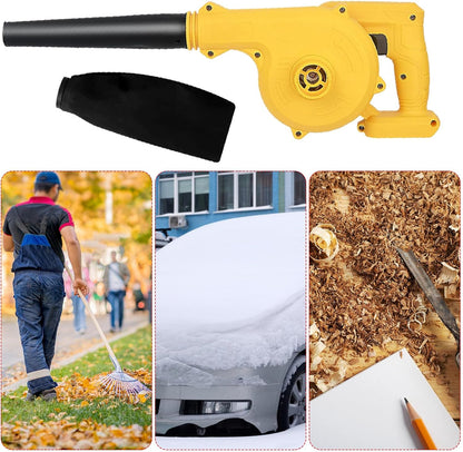 Batteridriven lövblåsare – bärbar kraftfull handhållen luft- och dammblåsare för trädgård och snö – Veyro