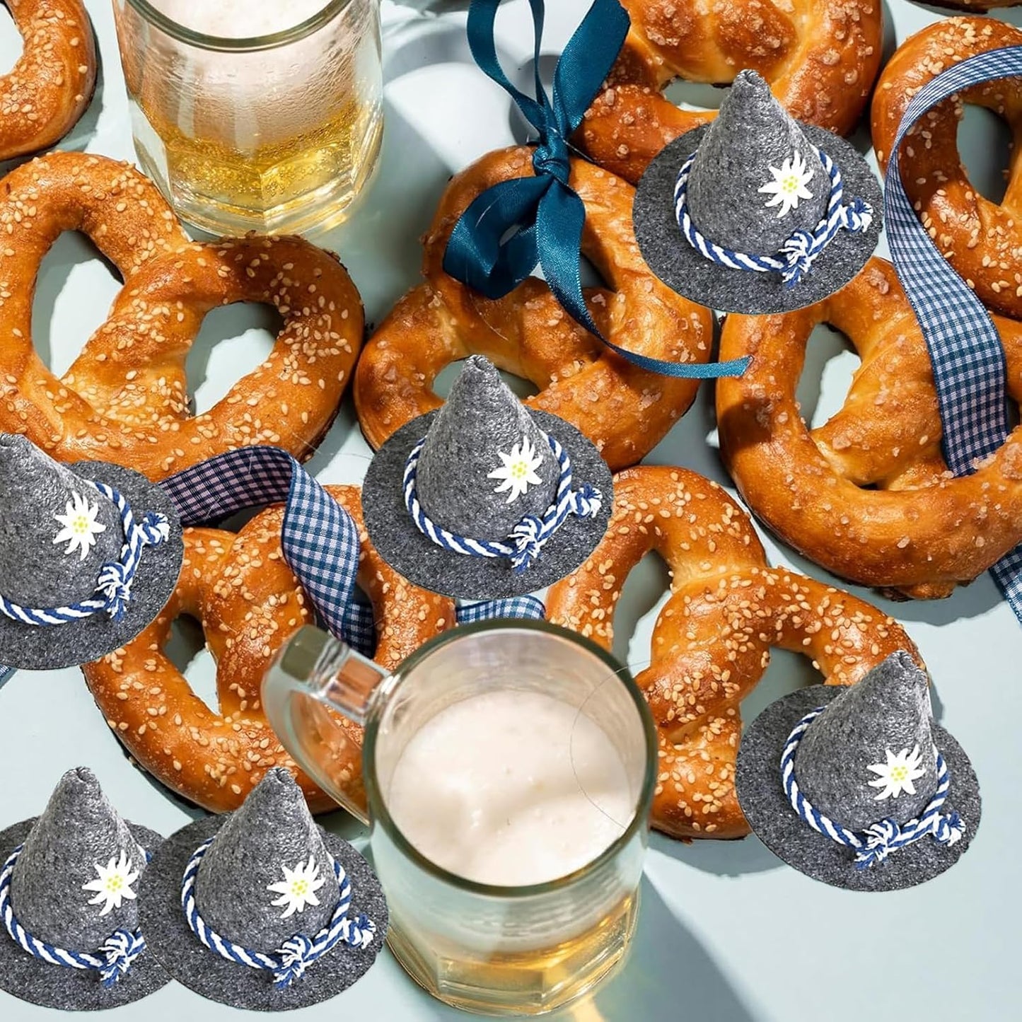Mini-traditionella filthattar i 12-pack – EdelweißMini Oktoberfest 2026