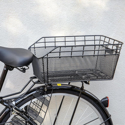 Stor bakre cykelkorg med lastnät och vattentätt skydd – Orvian