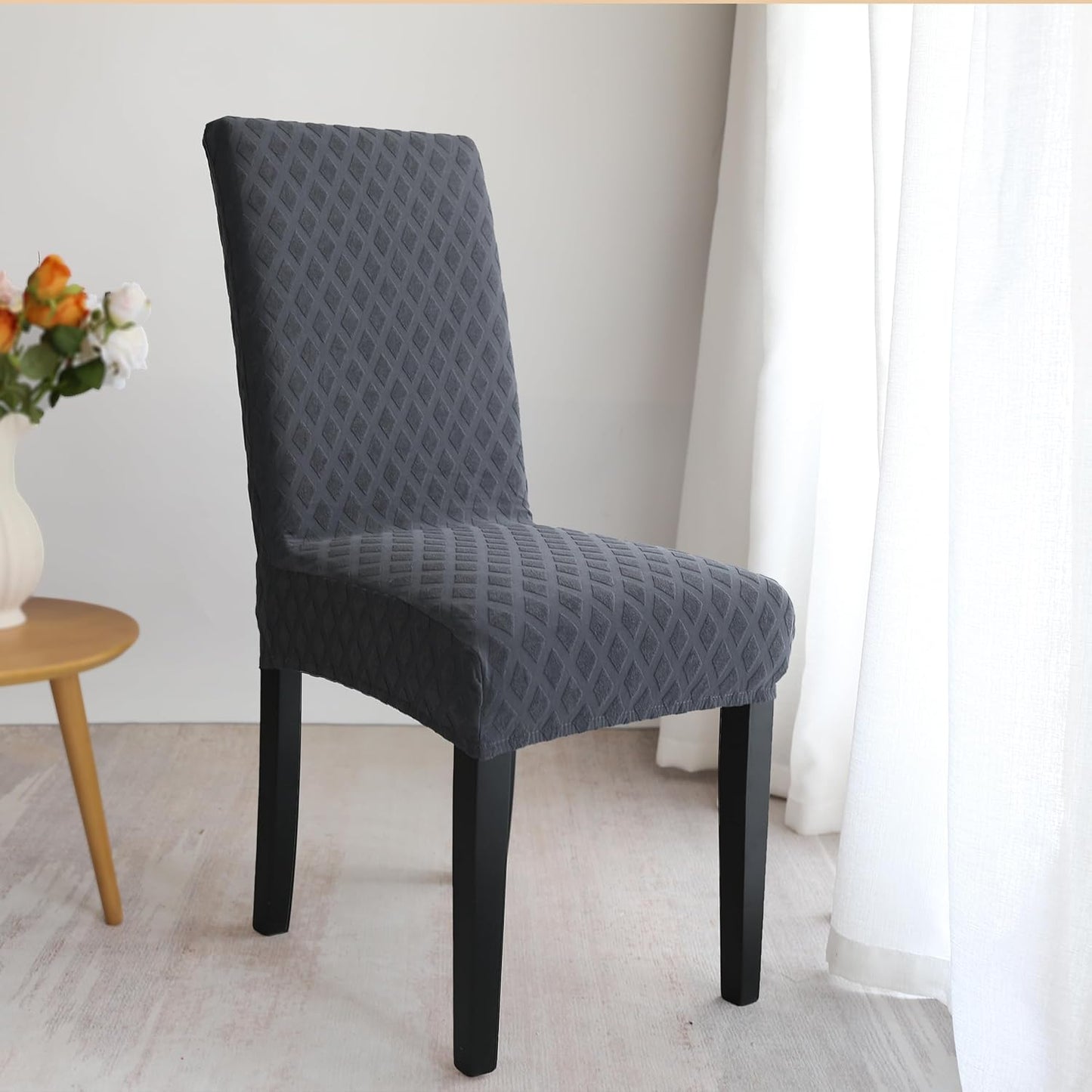 Stretch-set med överdrag till matsalsstolar – ChairGuard