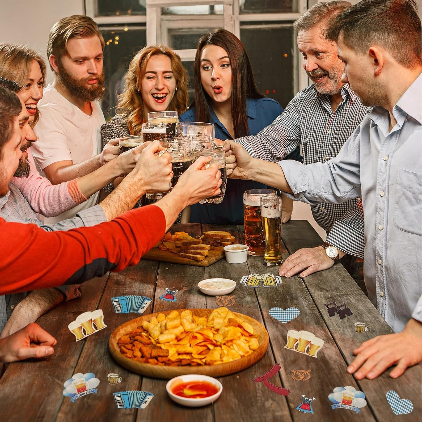 Trädekoration Oktoberfest (100-pack) – WiesnKonfetti Oktoberfest 2026