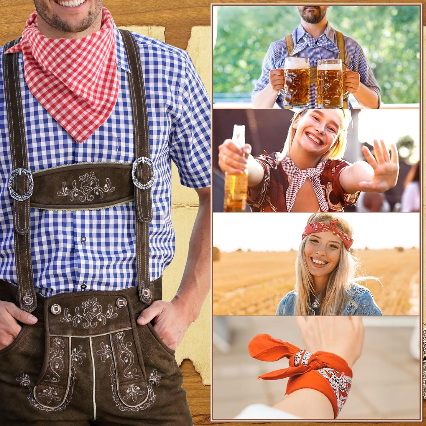 Halsdukar (2-pack) – AlpenTuch Oktoberfest 2026