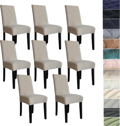Stretch-set med överdrag till matsalsstolar – ChairGuard