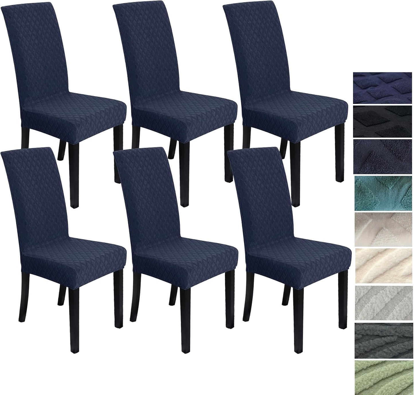 Stretch-set med överdrag till matsalsstolar – ChairGuard