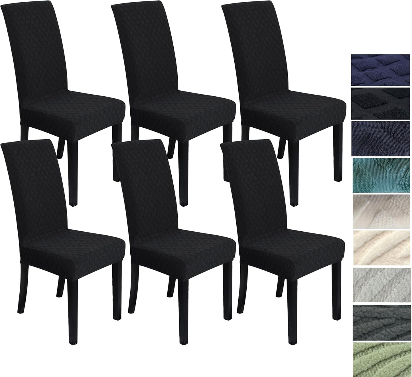 Stretch-set med överdrag till matsalsstolar – ChairGuard