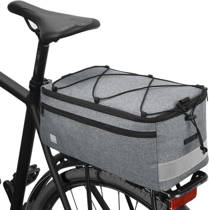8L isolerad cykelväska för bakre pakethållare med axelrem – Trevilo