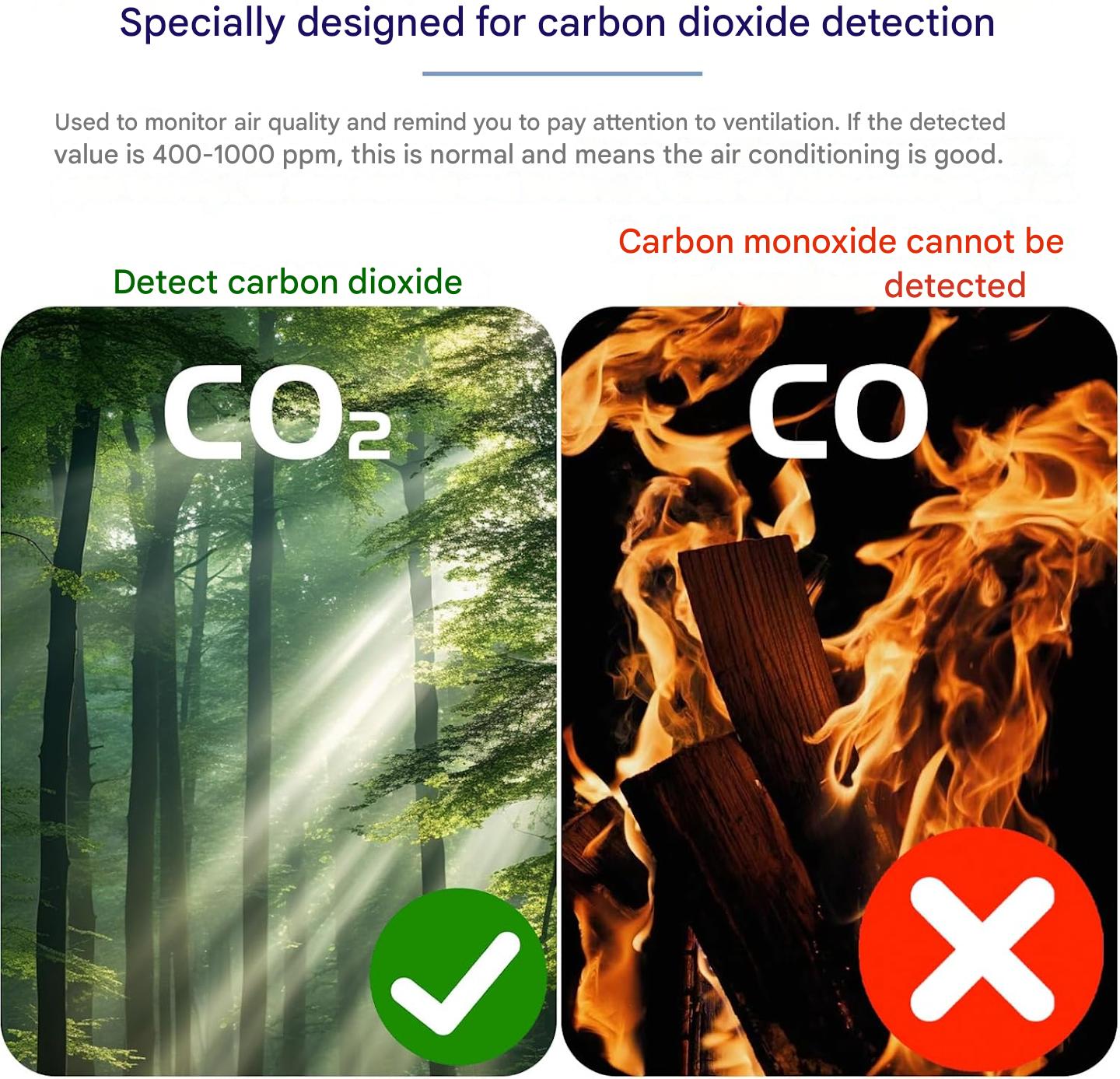 Bärbar CO2-detektor – Aervent
