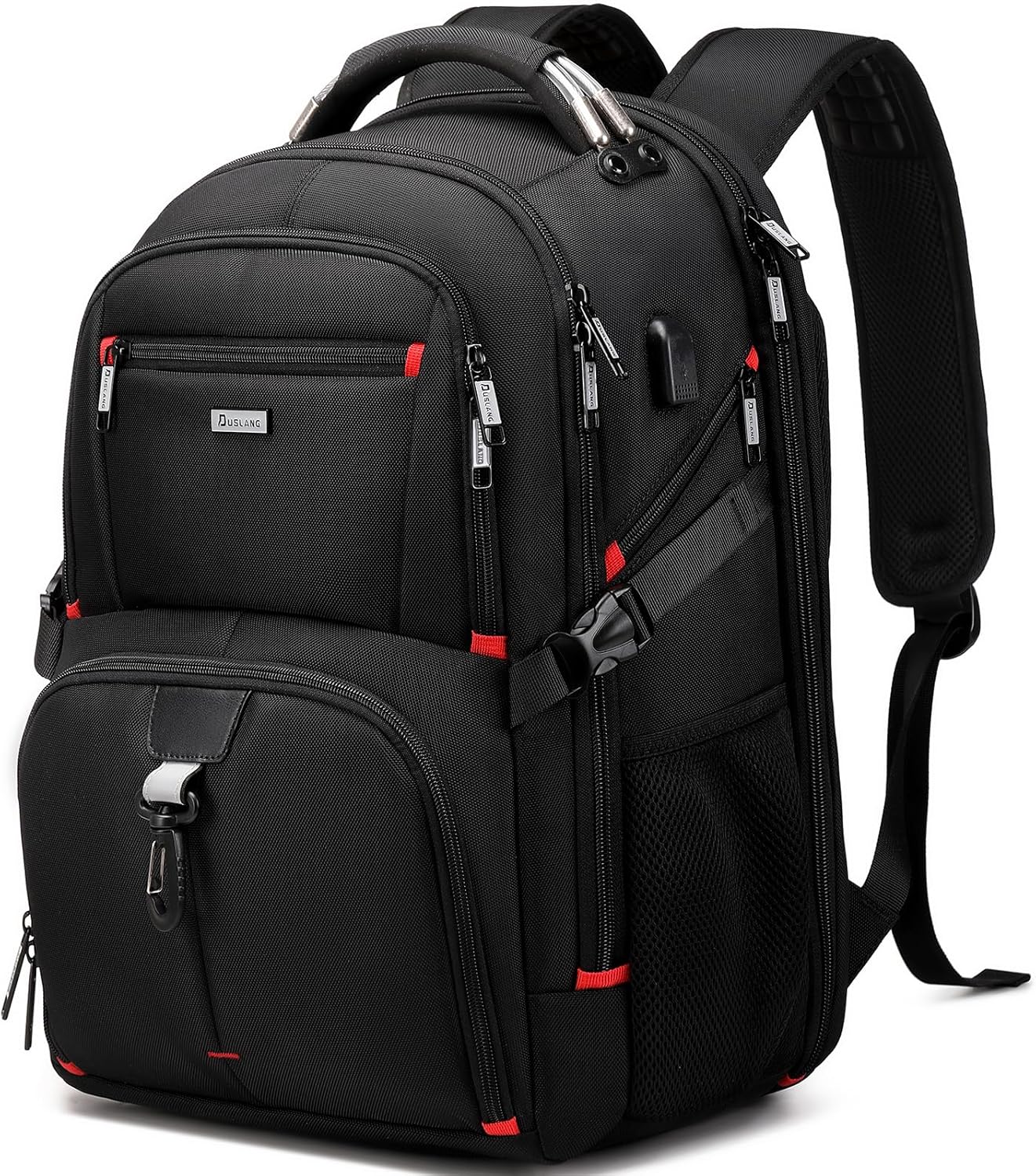 50L vattentät extra stor rese-ryggsäck för laptop med USB-port