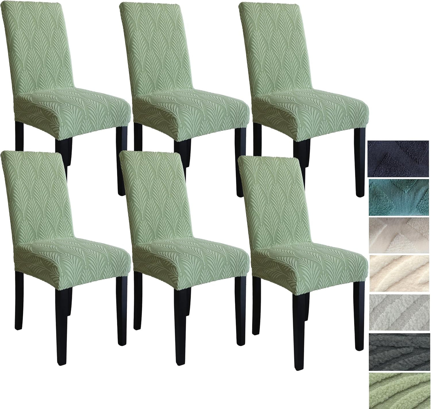 Stretch-set med överdrag till matsalsstolar – ChairGuard