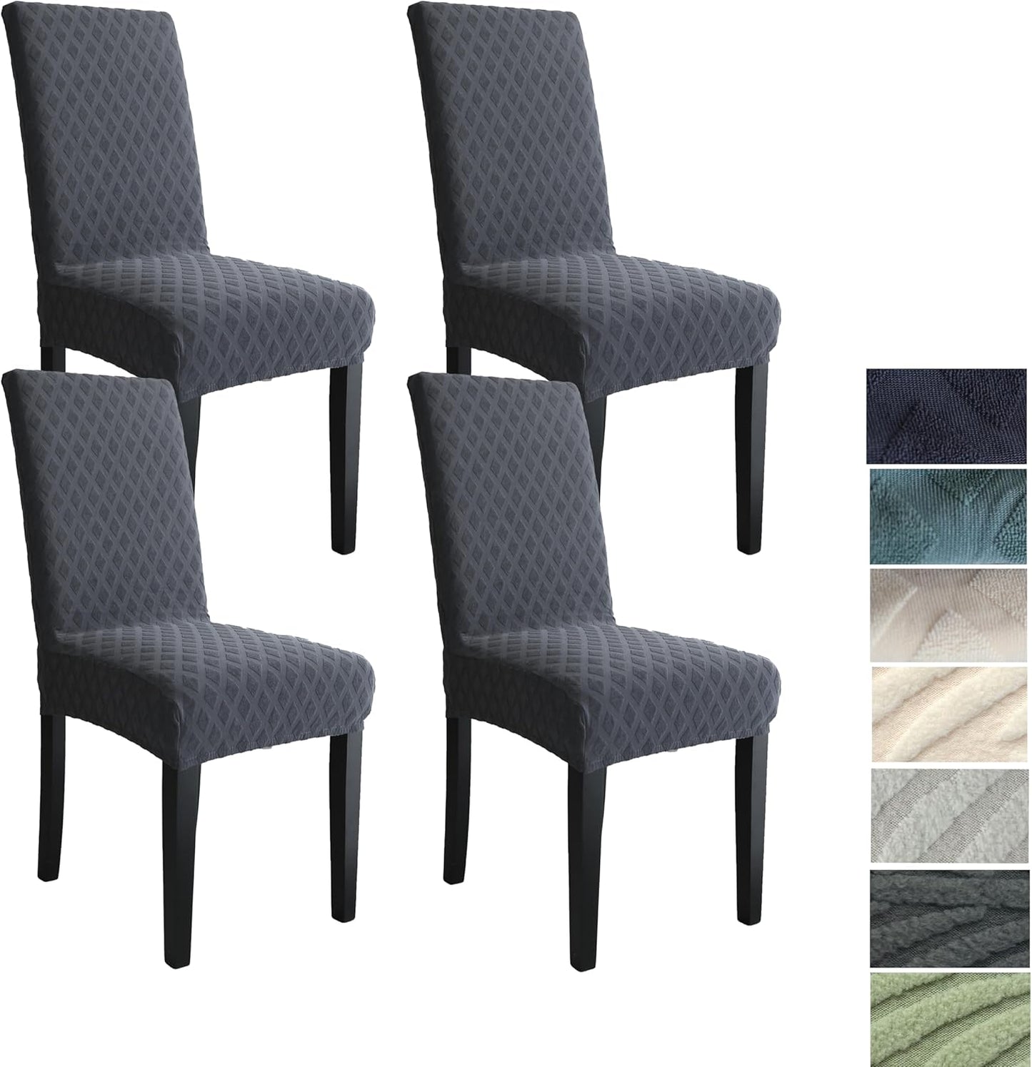 Stretch-set med överdrag till matsalsstolar – ChairGuard