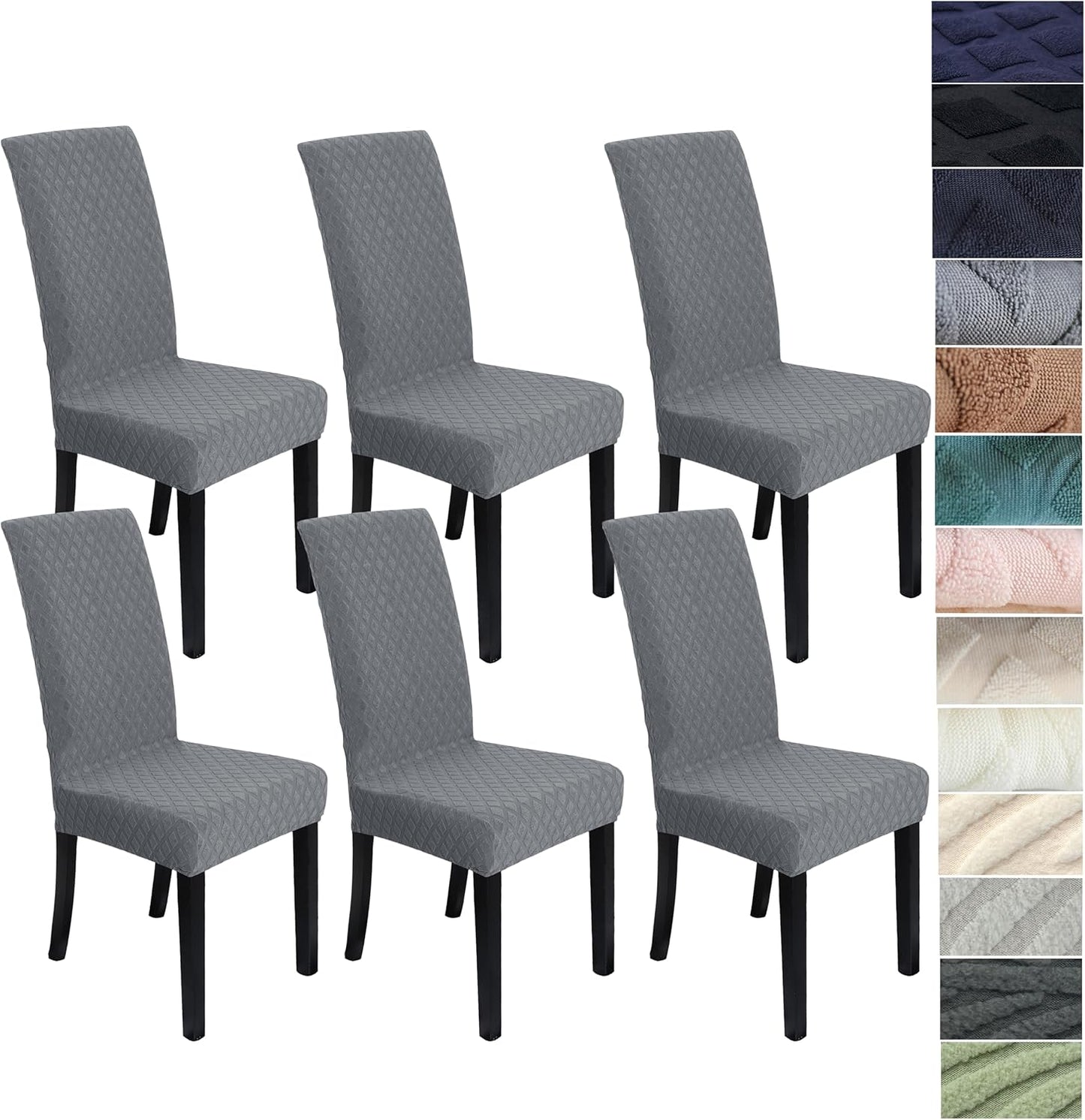 Stretch-set med överdrag till matsalsstolar – ChairGuard
