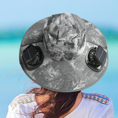 Solar-Fan-kylhatt med UV-skydd – Solvoro