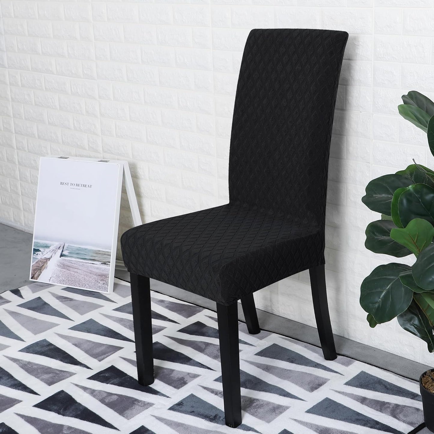 Stretch-set med överdrag till matsalsstolar – ChairGuard