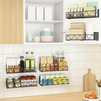 Set med borrfria magnetiska kryddhyllor – Vespera