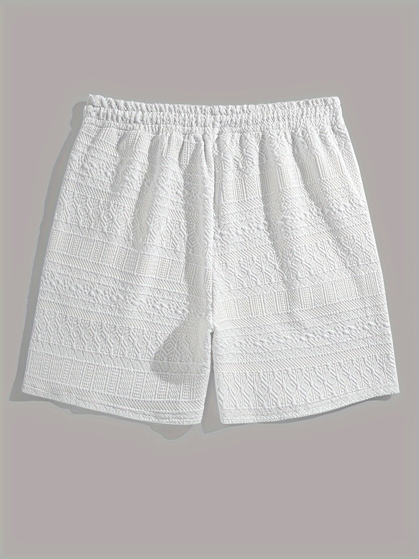 Sommarshorts för herrar, enkel stil med dragsko för komfort - Finn