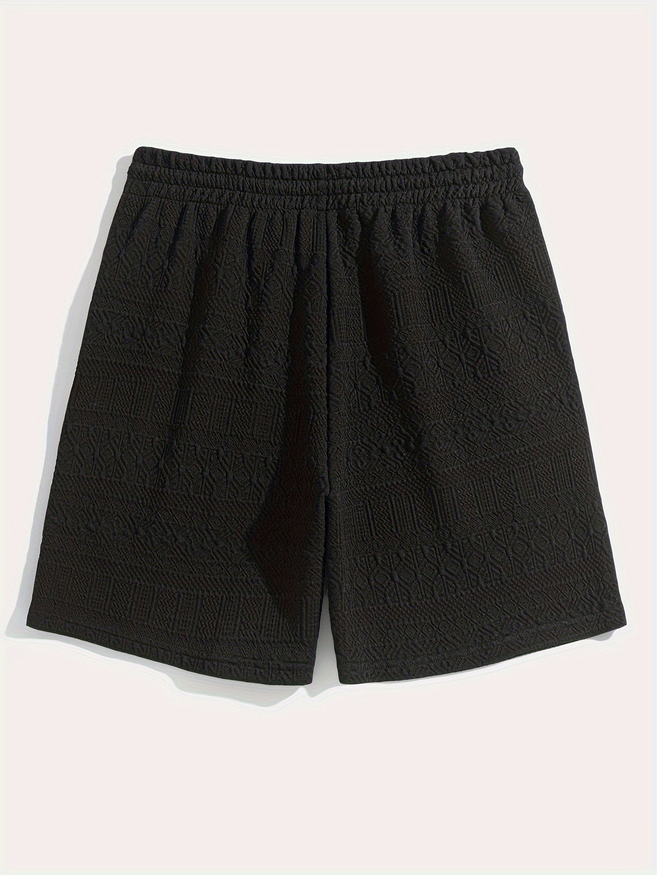 Sommarshorts för herrar, enkel stil med dragsko för komfort - Finn