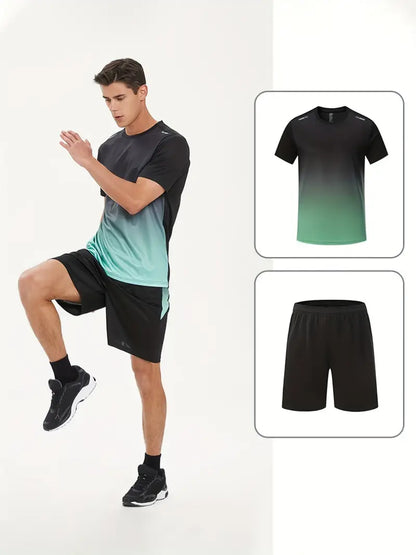 Tvådelat andningsbart herrsportset – Jarek (Köp 1, få 1 gratis)