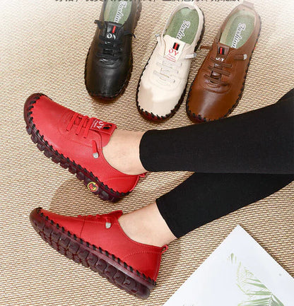 Bekväma platta damsneakers – Ella