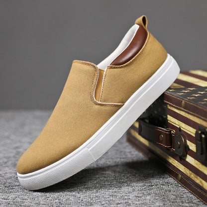 Slip-on-herrskor i canvas – Lennard