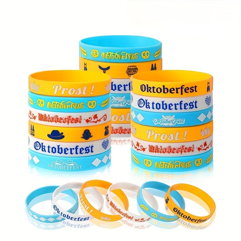 Set med silikonarmband (24 stycken) – WiesnBand Oktoberfest 2026