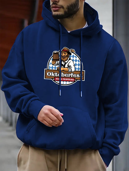 Bekväm herrhoodie – Thomas Oktoberfest 2025