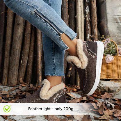 Kvinnors vinterbekväma skor med varmt plyschfoder – Valeria