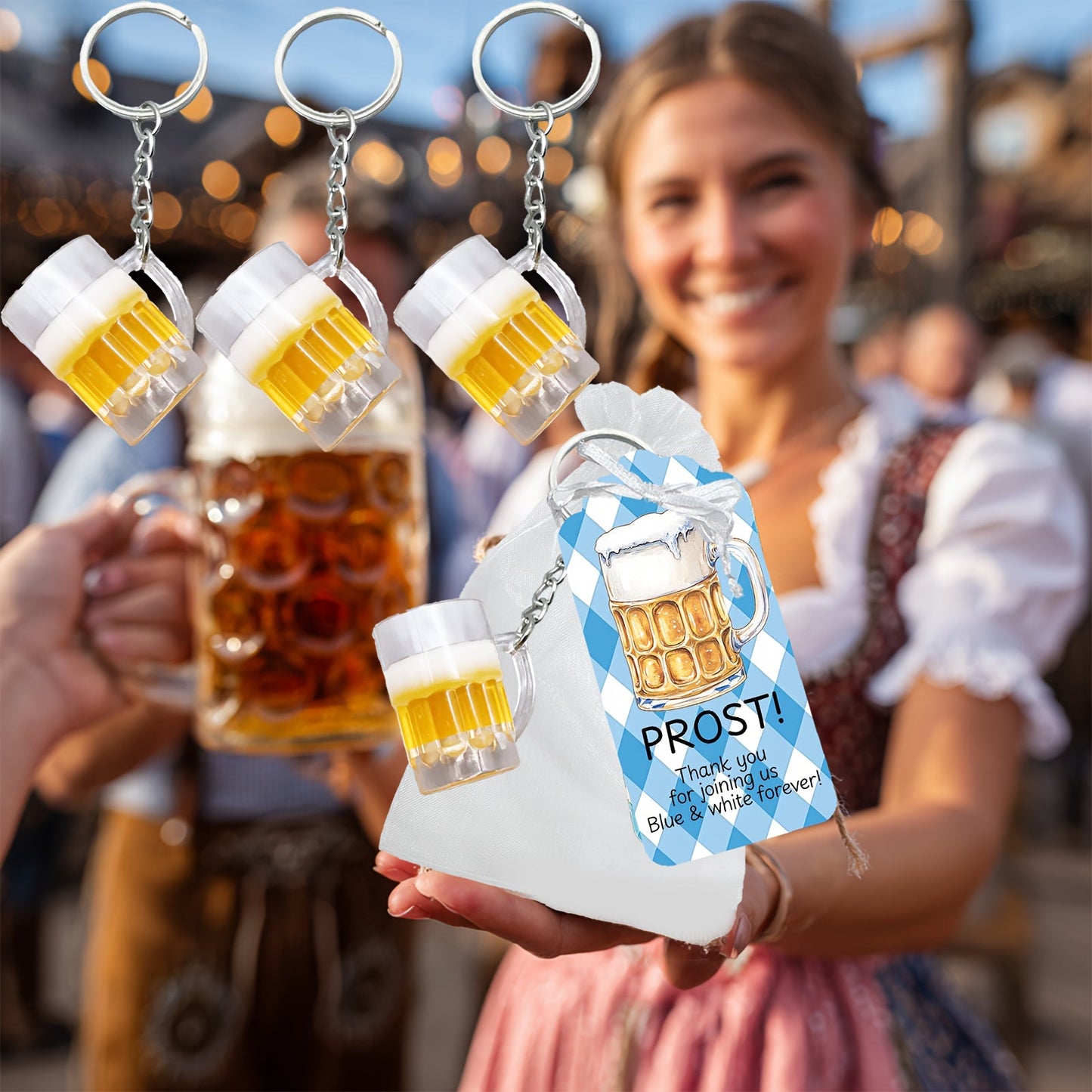 Nyckelringsset med ölkran – Skålpaket Oktoberfest 2026
