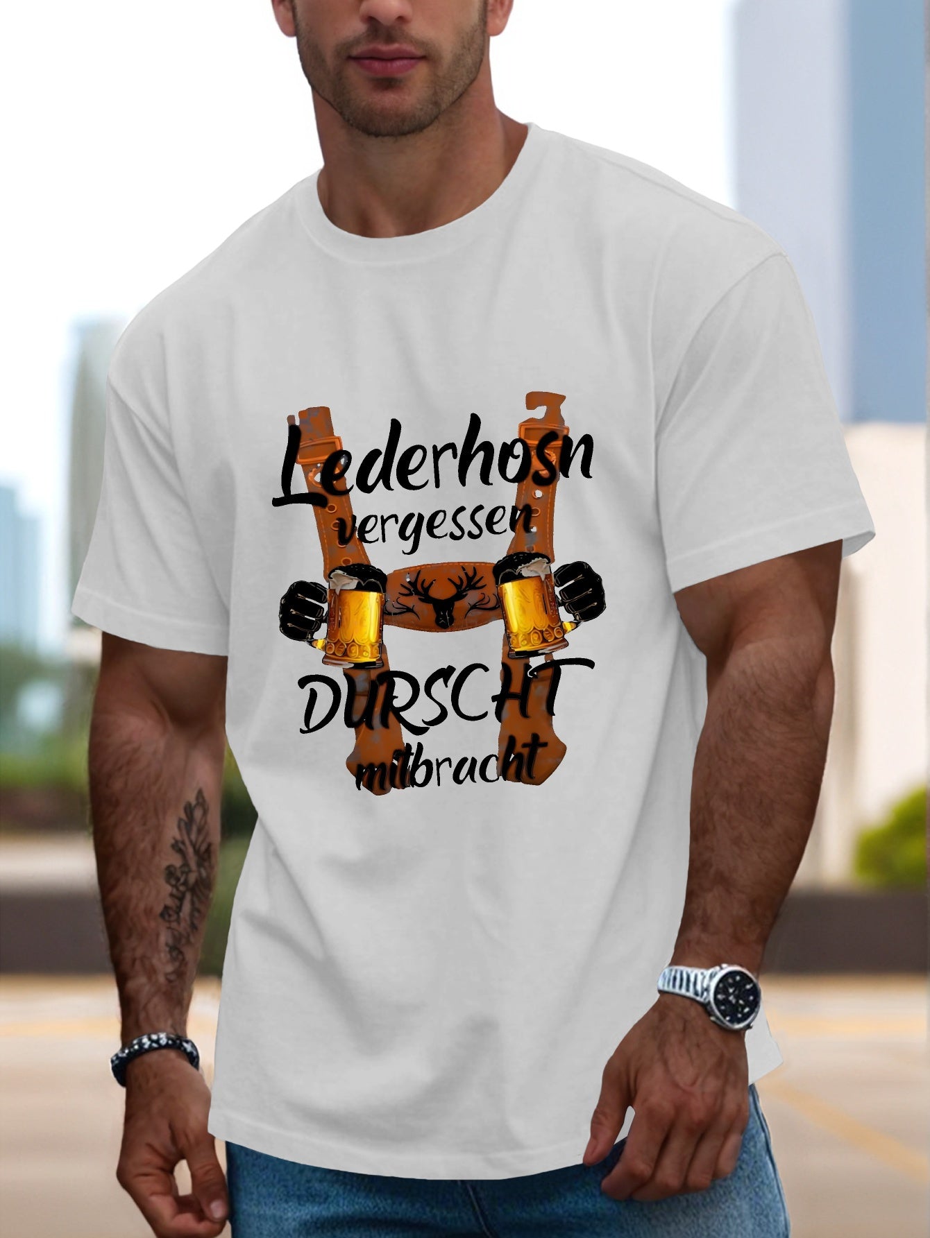 Herrarnas kortärmade T-shirt – Sepp Oktoberfest 2026