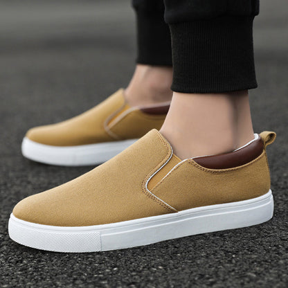 Slip-on-herrskor i canvas – Lennard