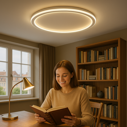Skandinavisk LED taklampa – Modern, dimbar och stilren för vardagsrum, matsal och hall